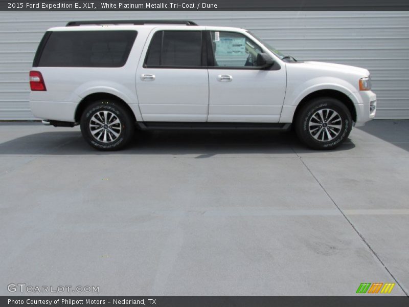  2015 Expedition EL XLT White Platinum Metallic Tri-Coat