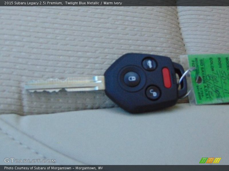 Twilight Blue Metallic / Warm Ivory 2015 Subaru Legacy 2.5i Premium