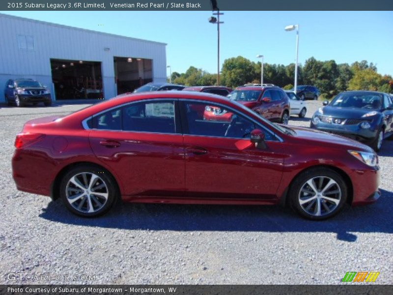 Venetian Red Pearl / Slate Black 2015 Subaru Legacy 3.6R Limited