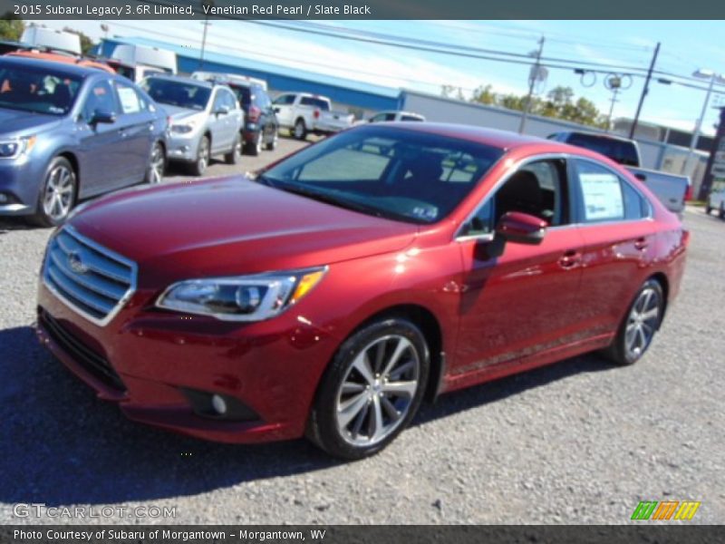 Venetian Red Pearl / Slate Black 2015 Subaru Legacy 3.6R Limited