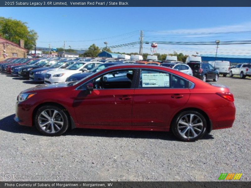 Venetian Red Pearl / Slate Black 2015 Subaru Legacy 3.6R Limited