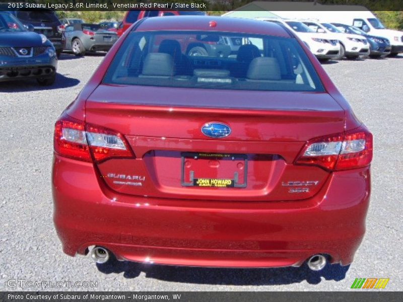 Venetian Red Pearl / Slate Black 2015 Subaru Legacy 3.6R Limited