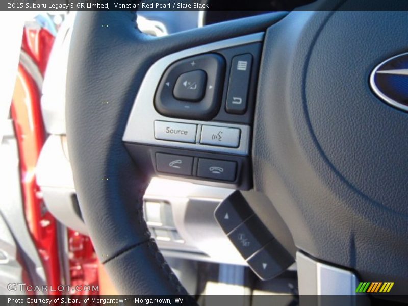 Venetian Red Pearl / Slate Black 2015 Subaru Legacy 3.6R Limited