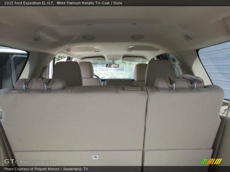 White Platinum Metallic Tri-Coat / Dune 2015 Ford Expedition EL XLT