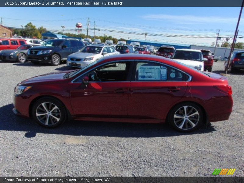 Venetian Red Pearl / Slate Black 2015 Subaru Legacy 2.5i Limited