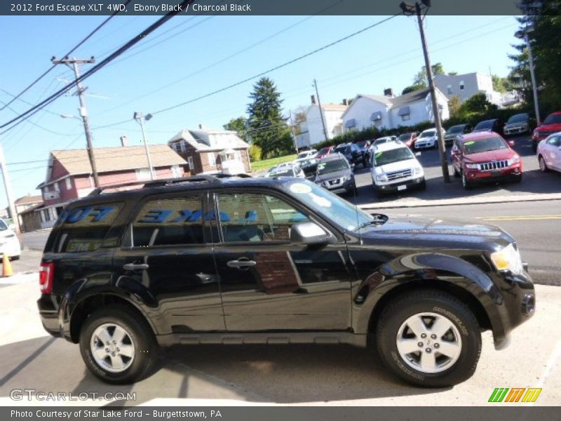 Ebony Black / Charcoal Black 2012 Ford Escape XLT 4WD