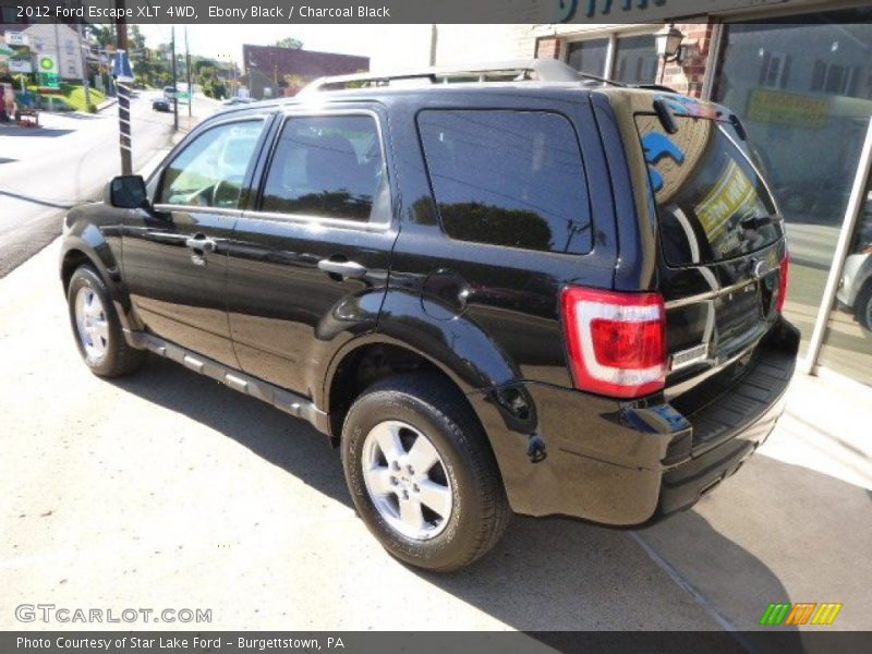 Ebony Black / Charcoal Black 2012 Ford Escape XLT 4WD