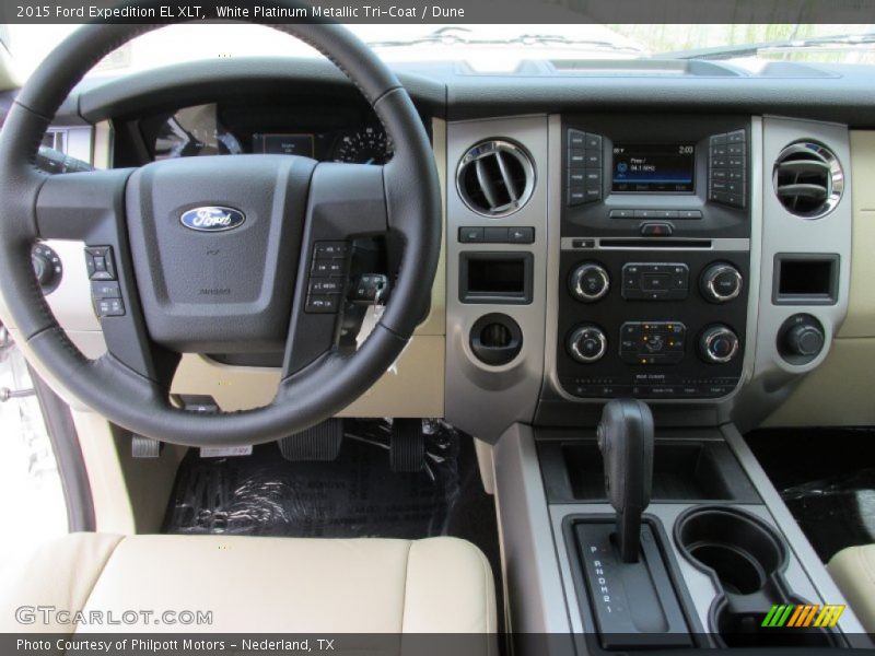 Dashboard of 2015 Expedition EL XLT