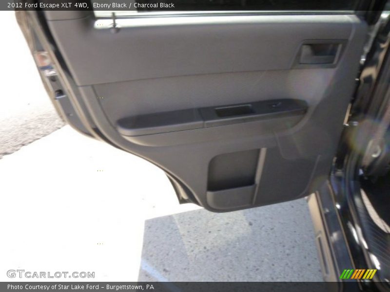 Ebony Black / Charcoal Black 2012 Ford Escape XLT 4WD