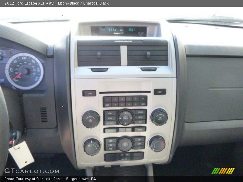 Ebony Black / Charcoal Black 2012 Ford Escape XLT 4WD