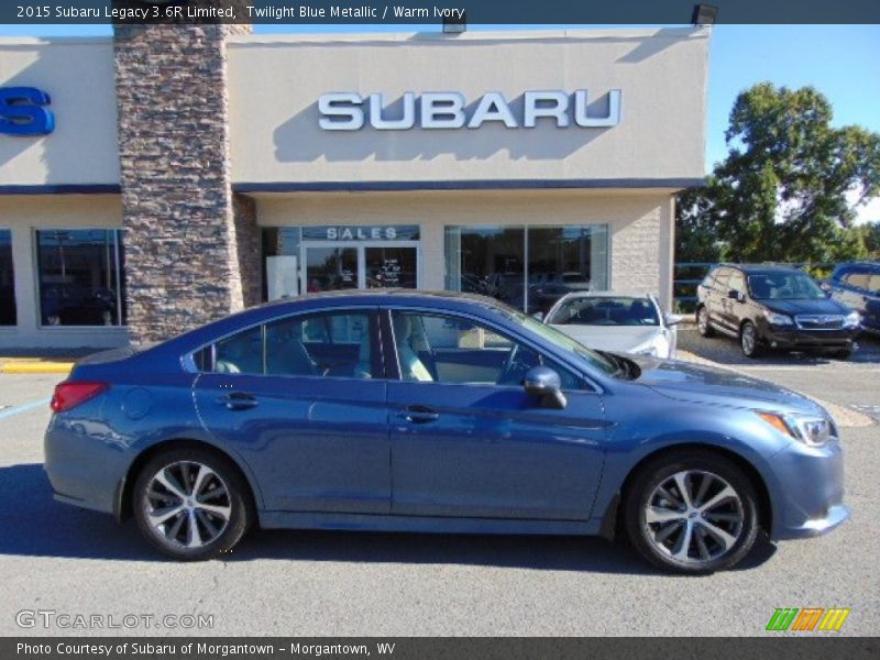 Twilight Blue Metallic / Warm Ivory 2015 Subaru Legacy 3.6R Limited