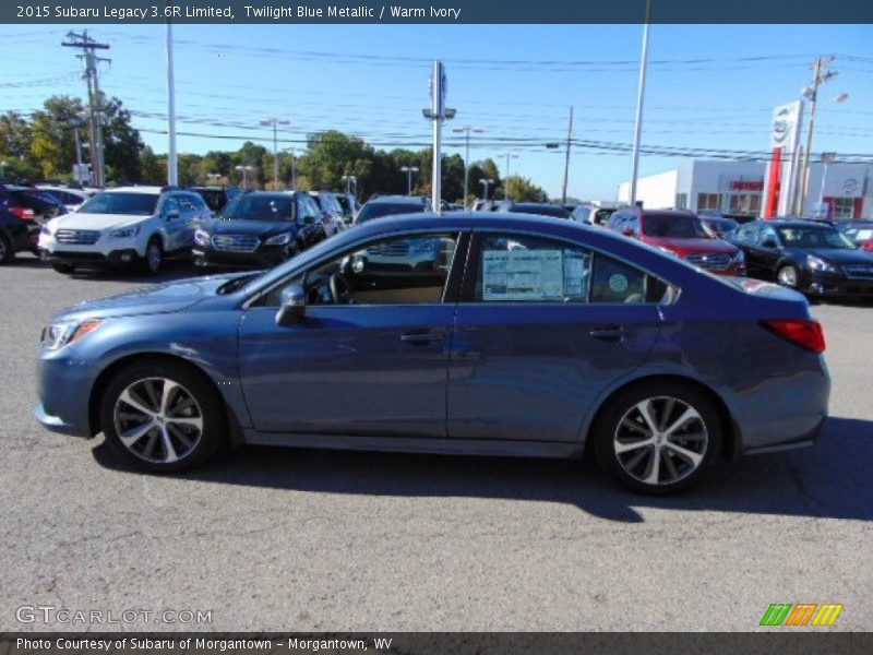 Twilight Blue Metallic / Warm Ivory 2015 Subaru Legacy 3.6R Limited