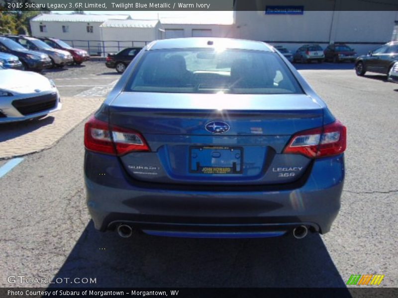 Twilight Blue Metallic / Warm Ivory 2015 Subaru Legacy 3.6R Limited