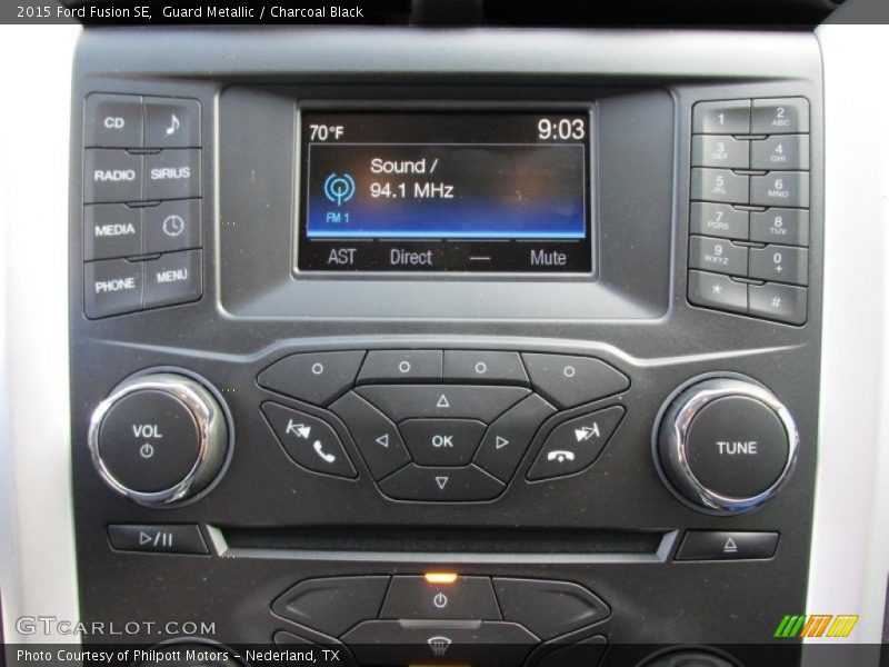 Controls of 2015 Fusion SE