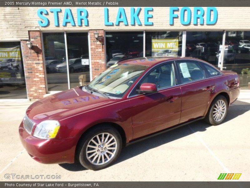 Merlot Metallic / Pebble 2005 Mercury Montego Premier AWD