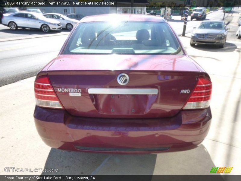 Merlot Metallic / Pebble 2005 Mercury Montego Premier AWD