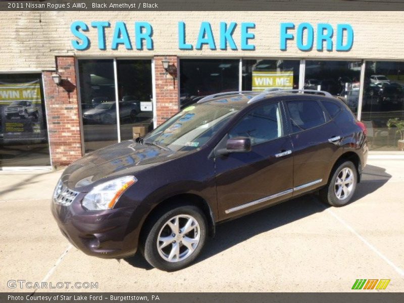 Black Amethyst / Black 2011 Nissan Rogue S AWD