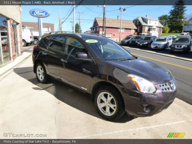 Black Amethyst / Black 2011 Nissan Rogue S AWD