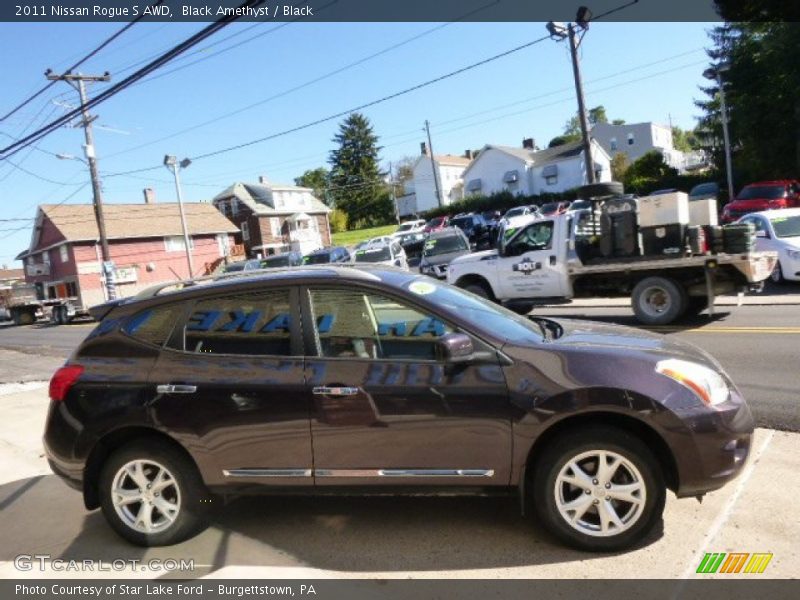 Black Amethyst / Black 2011 Nissan Rogue S AWD