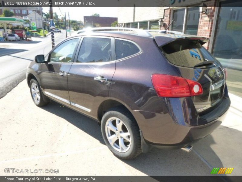 Black Amethyst / Black 2011 Nissan Rogue S AWD