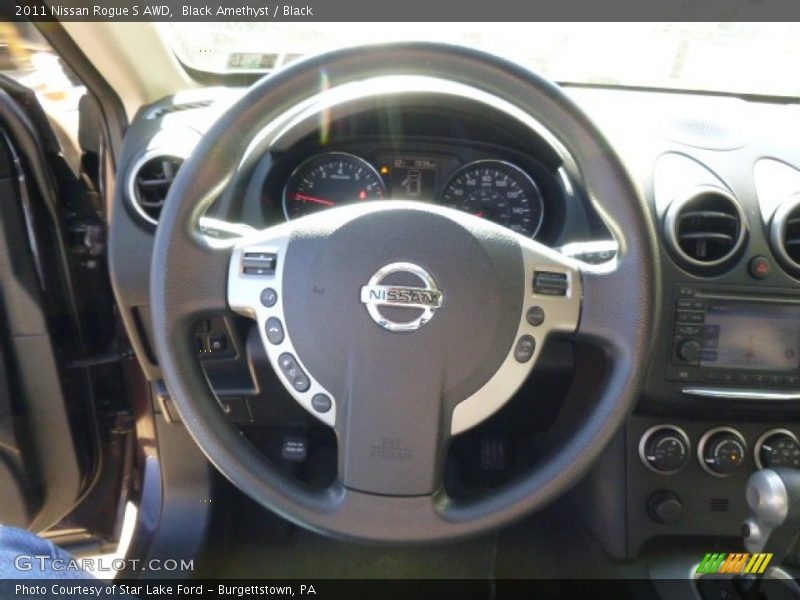 Black Amethyst / Black 2011 Nissan Rogue S AWD