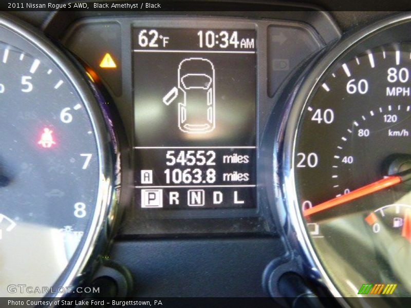 Black Amethyst / Black 2011 Nissan Rogue S AWD