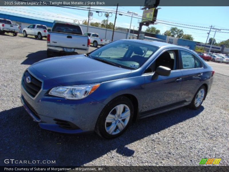 Twilight Blue Metallic / Slate Black 2015 Subaru Legacy 2.5i