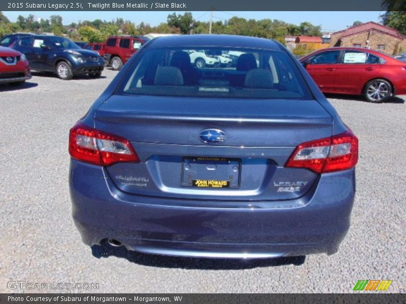 Twilight Blue Metallic / Slate Black 2015 Subaru Legacy 2.5i
