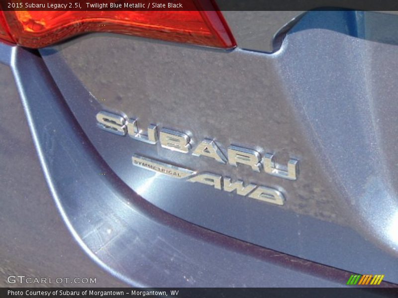 Twilight Blue Metallic / Slate Black 2015 Subaru Legacy 2.5i