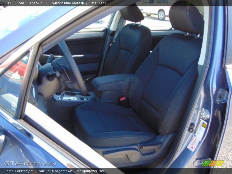 Twilight Blue Metallic / Slate Black 2015 Subaru Legacy 2.5i