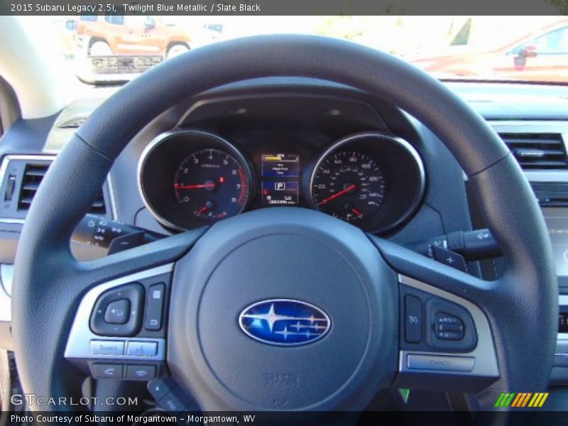 Twilight Blue Metallic / Slate Black 2015 Subaru Legacy 2.5i