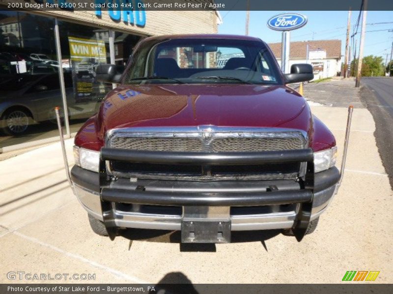 Dark Garnet Red Pearl / Agate 2001 Dodge Ram 2500 SLT Quad Cab 4x4