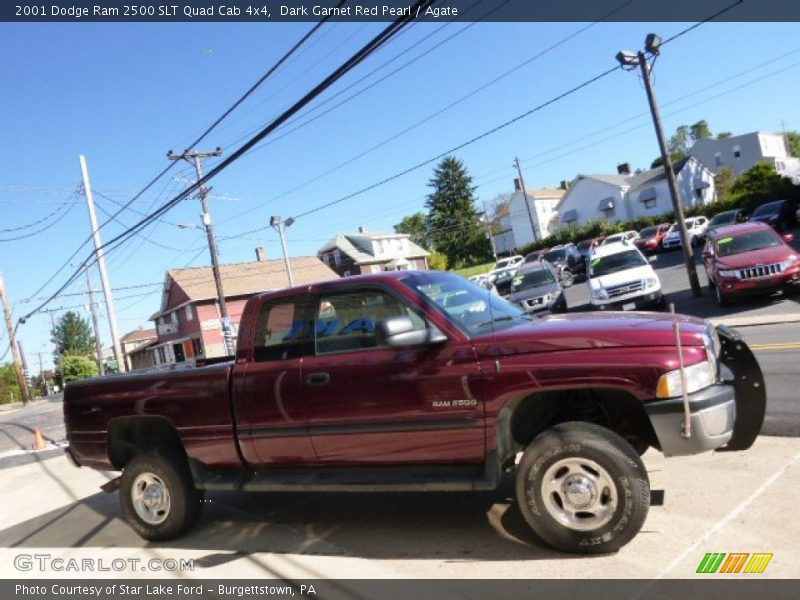 Dark Garnet Red Pearl / Agate 2001 Dodge Ram 2500 SLT Quad Cab 4x4