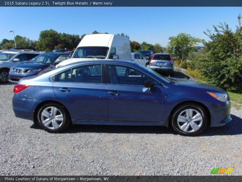 Twilight Blue Metallic / Warm Ivory 2015 Subaru Legacy 2.5i