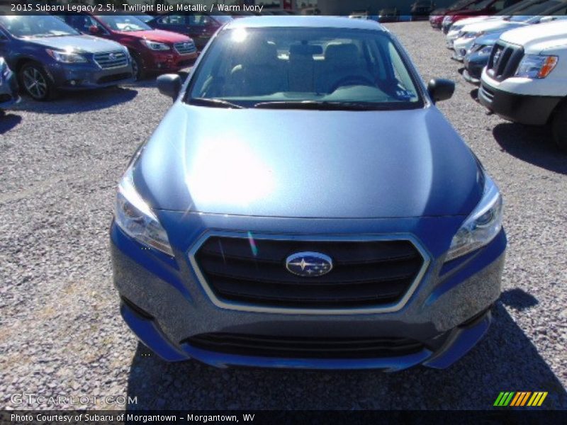 Twilight Blue Metallic / Warm Ivory 2015 Subaru Legacy 2.5i