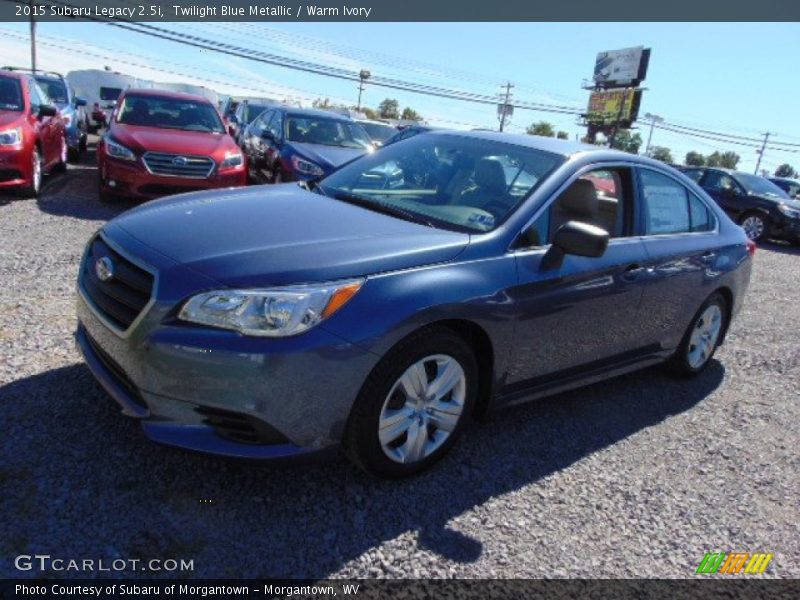 Twilight Blue Metallic / Warm Ivory 2015 Subaru Legacy 2.5i