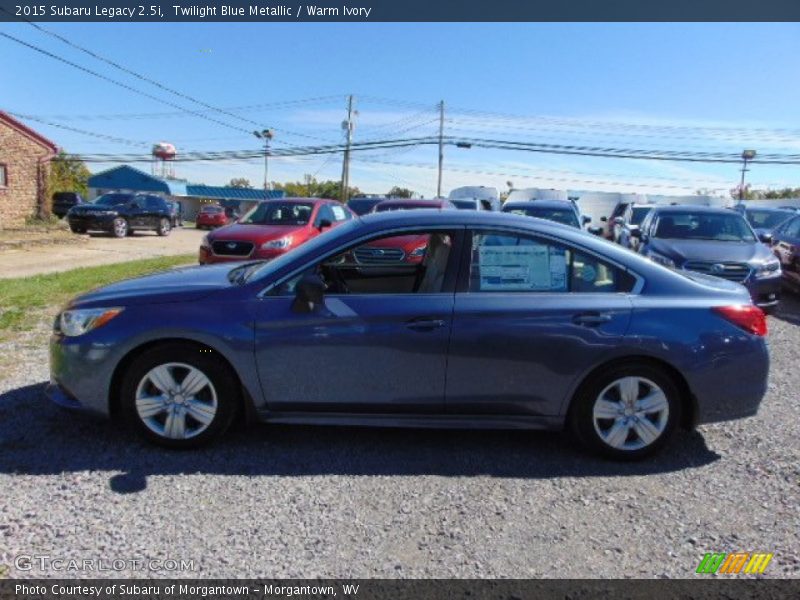 Twilight Blue Metallic / Warm Ivory 2015 Subaru Legacy 2.5i