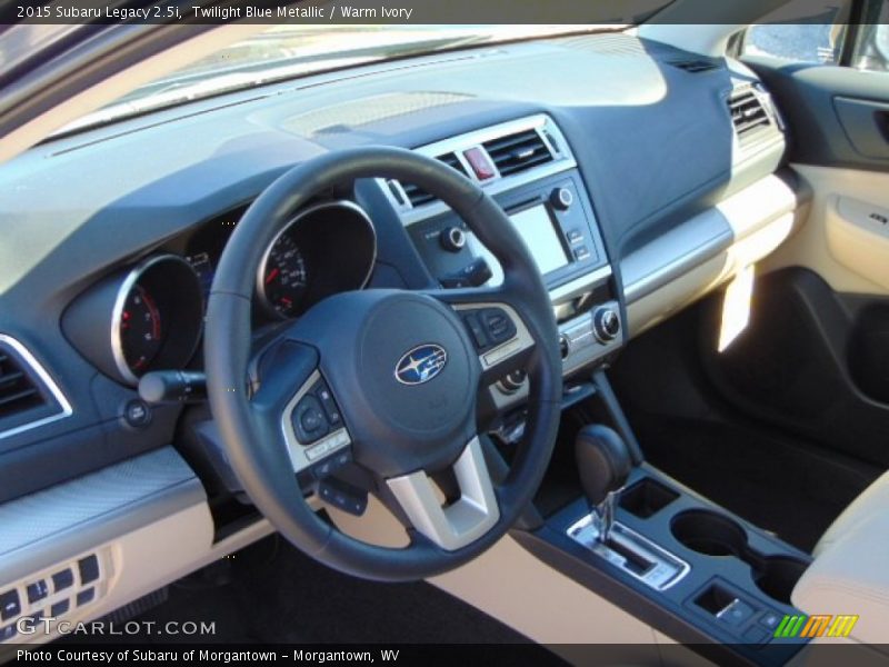 Twilight Blue Metallic / Warm Ivory 2015 Subaru Legacy 2.5i