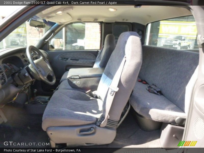 Dark Garnet Red Pearl / Agate 2001 Dodge Ram 2500 SLT Quad Cab 4x4