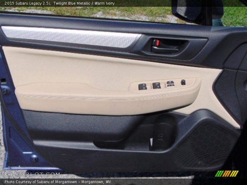 Twilight Blue Metallic / Warm Ivory 2015 Subaru Legacy 2.5i
