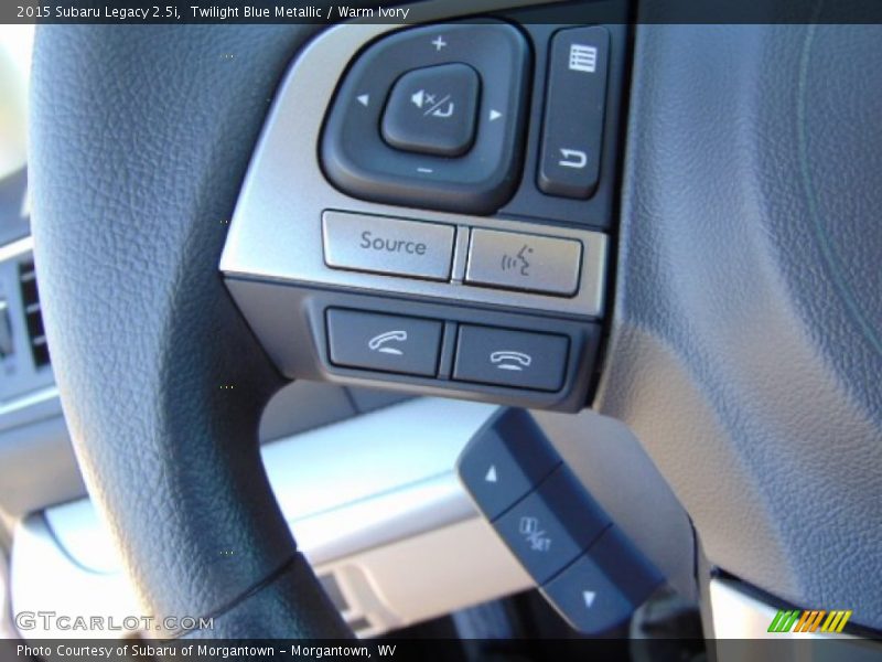 Twilight Blue Metallic / Warm Ivory 2015 Subaru Legacy 2.5i