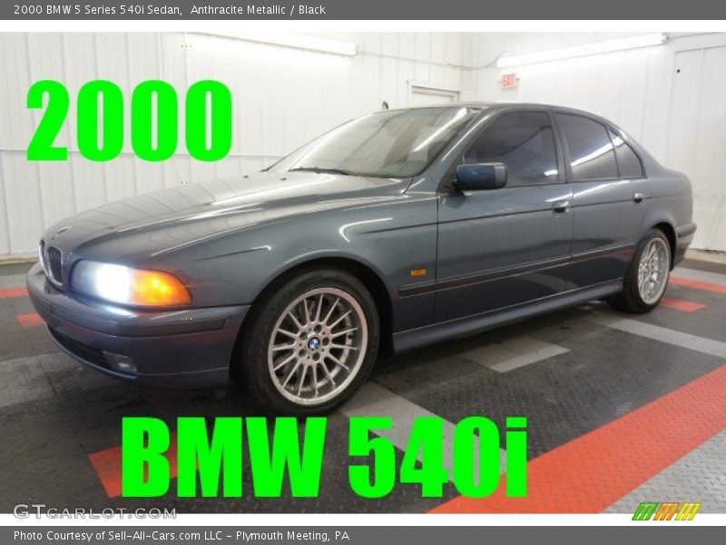 Anthracite Metallic / Black 2000 BMW 5 Series 540i Sedan