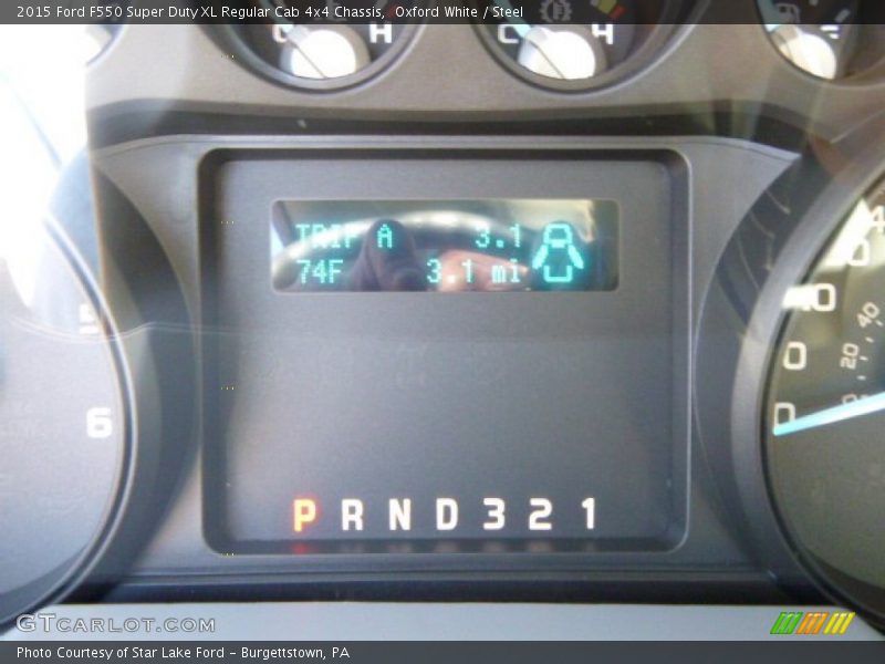 Oxford White / Steel 2015 Ford F550 Super Duty XL Regular Cab 4x4 Chassis