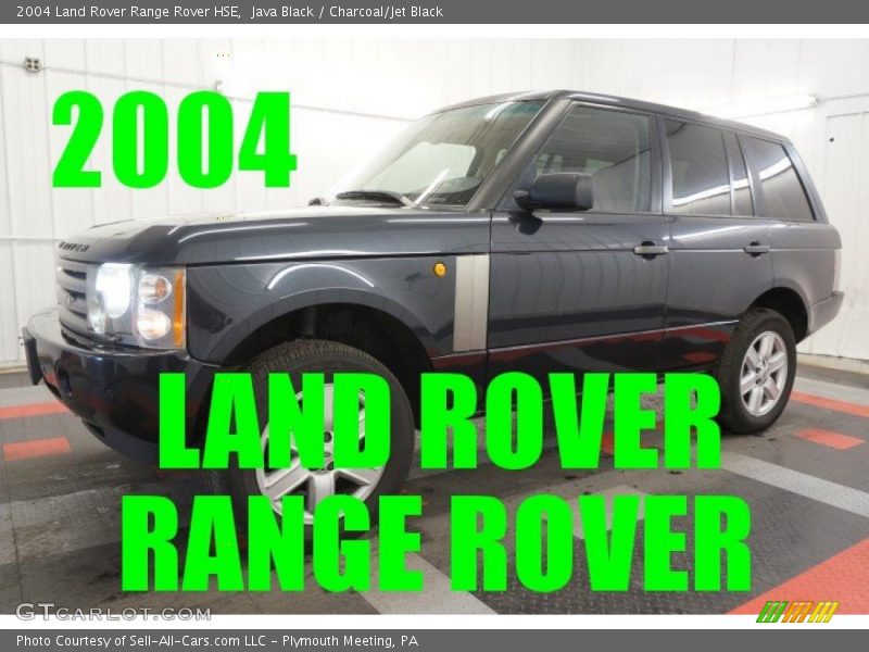Java Black / Charcoal/Jet Black 2004 Land Rover Range Rover HSE