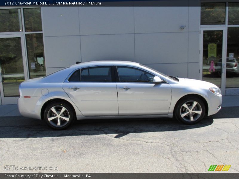 Silver Ice Metallic / Titanium 2012 Chevrolet Malibu LT