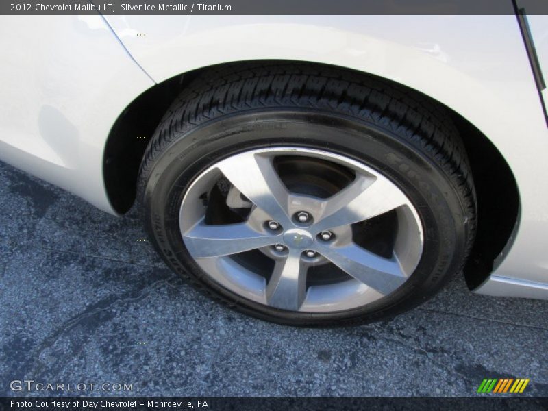 Silver Ice Metallic / Titanium 2012 Chevrolet Malibu LT