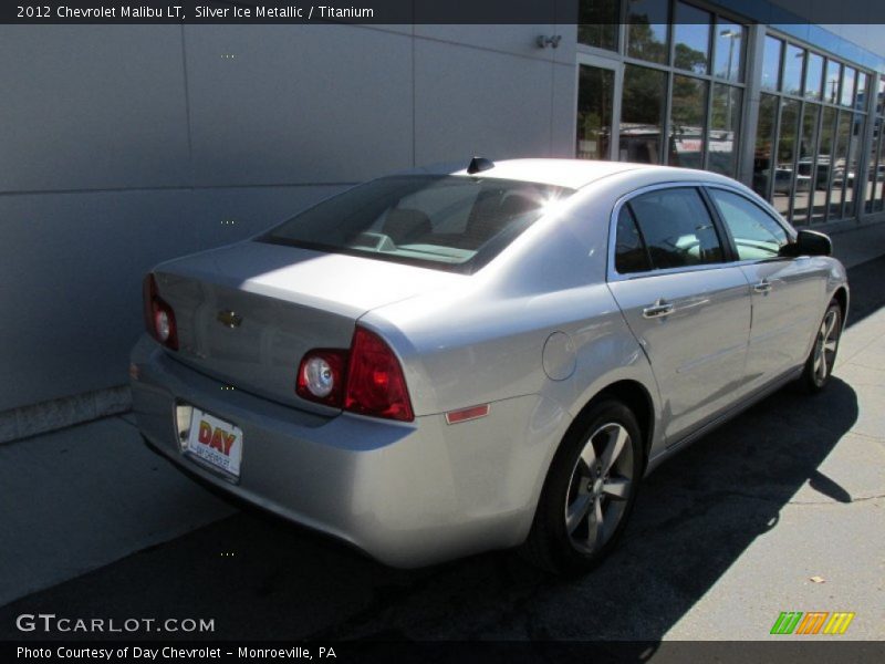 Silver Ice Metallic / Titanium 2012 Chevrolet Malibu LT