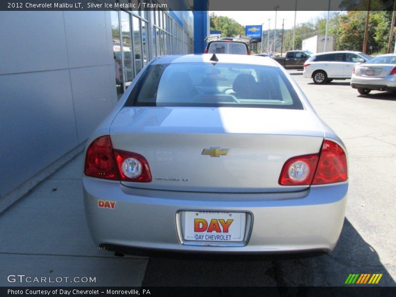 Silver Ice Metallic / Titanium 2012 Chevrolet Malibu LT