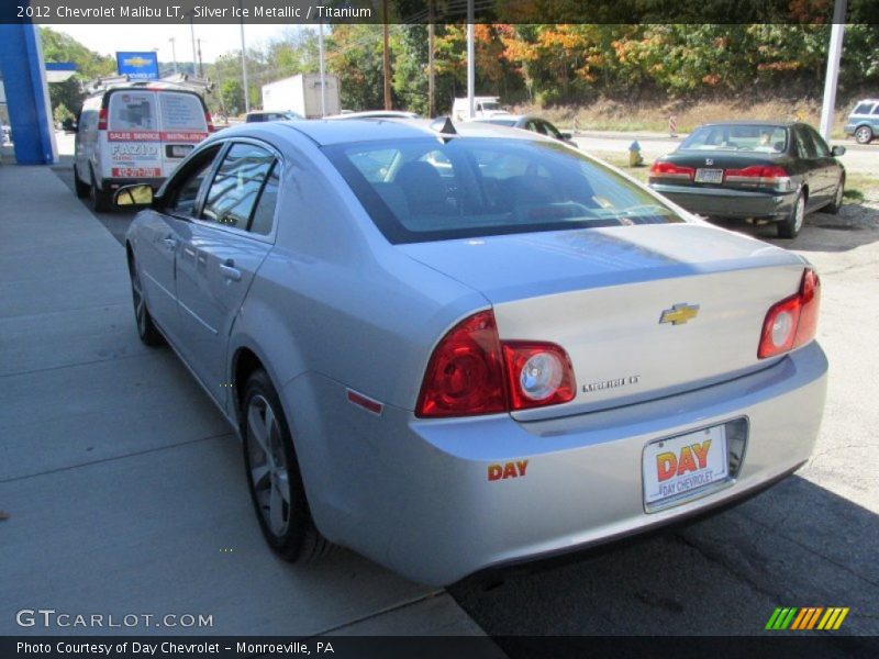 Silver Ice Metallic / Titanium 2012 Chevrolet Malibu LT