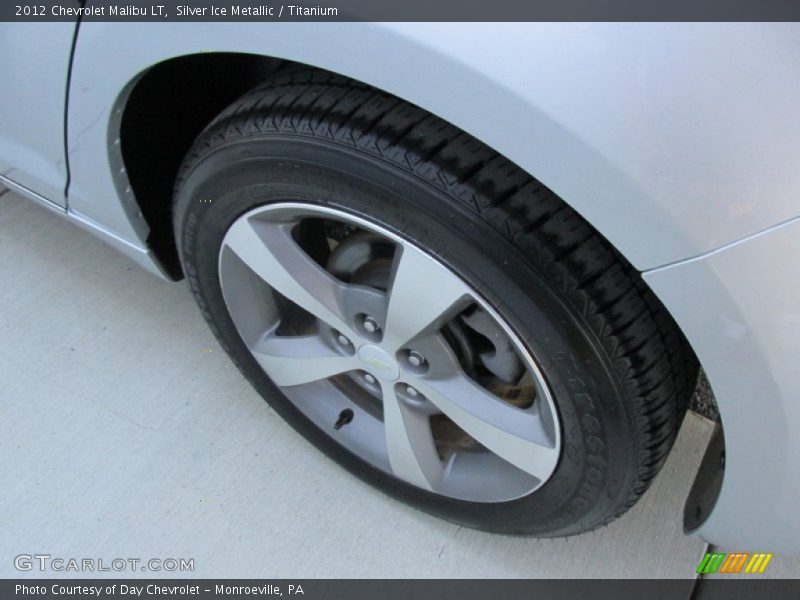 Silver Ice Metallic / Titanium 2012 Chevrolet Malibu LT